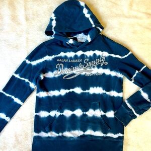 RALPH LAUREN Denim & Supply Lightweight Pullover Hoodie Sweatshirt
